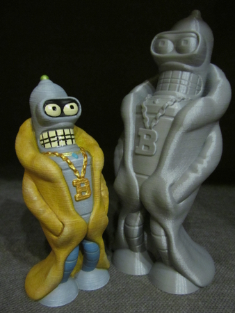 Modelo 3d de Bender (fácil de impresión sin soporte) para impresoras 3d