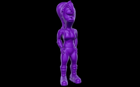 Modelo 3d de Leela (fácil de impresión sin soporte) para impresoras 3d