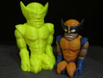 Modelo 3d de Wolverine (fácil de impresión sin soporte) para impresoras 3d