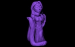 Modelo 3d de Rapunzel (fácil de impresión sin soporte) para impresoras 3d