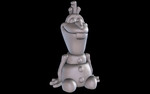  Olaf (easy print no support)  3d model for 3d printers