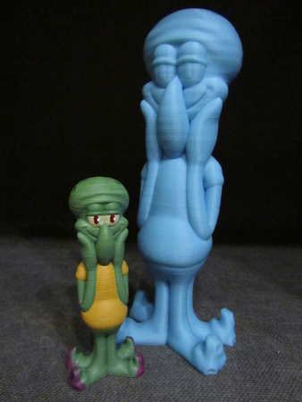  Squidward tentacles v2 (easy print no support)  3d model for 3d printers