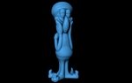  Squidward tentacles v2 (easy print no support)  3d model for 3d printers