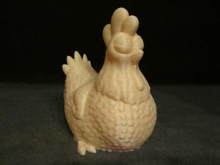 Modelo 3d de Pollo (fácil de impresión sin soporte) para impresoras 3d