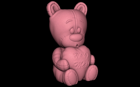 Modelo 3d de Oso de peluche (fácil de impresión sin soporte) para impresoras 3d