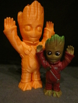  Baby groot jumpsuit (easy print no support)  3d model for 3d printers