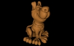 Modelo 3d de Scooby (fácil de impresión sin soporte) para impresoras 3d