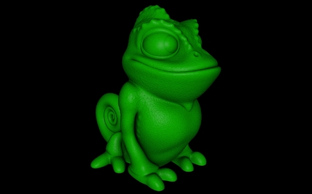 Pascal the Chameleon (Easy print no support)