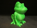 Modelo 3d de Pascal, el camaleón (fácil de impresión sin soporte) para impresoras 3d