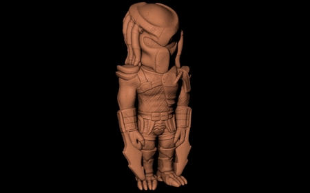 Modelo 3d de Predator (fácil de impresión sin soporte) para impresoras 3d