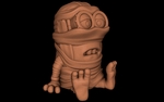  Minion mummy (easy print no support)  3d model for 3d printers