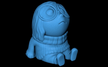  Sadness (easy print no support)  3d model for 3d printers