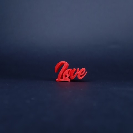  Text flip, love  3d model for 3d printers