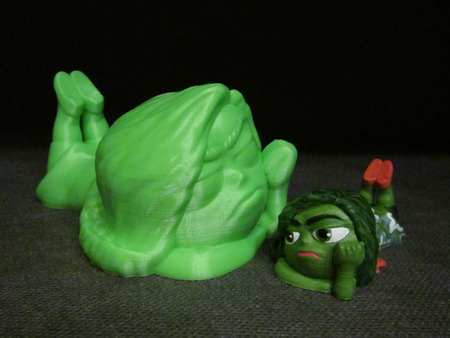 Disgust (easy print no support)  3d model for 3d printers