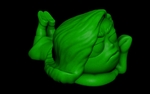  Disgust (easy print no support)  3d model for 3d printers