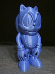  Sonic the hedgehog (easy print no support)  3d model for 3d printers