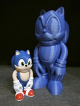  Sonic the hedgehog (easy print no support)  3d model for 3d printers