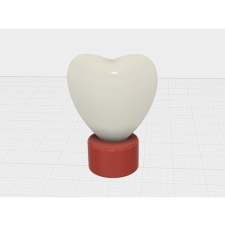 STL file Love Text Flip Heart ❤️‍🔥・3D printing design to download・Cults