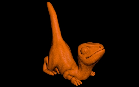  Velociraptor (easy print no support)  3d model for 3d printers