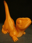 Modelo 3d de Velociraptor (fácil de impresión sin soporte) para impresoras 3d