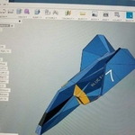  Blue falcon multicolor remix  3d model for 3d printers