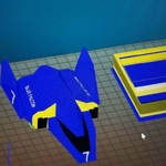 Modelo 3d de Blue falcon multicolor remix para impresoras 3d