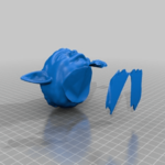  Mini yoda multicolor remix  3d model for 3d printers