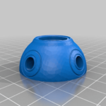  Destiny ghost small with pins  3d model for 3d printers