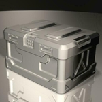  Cover crate #1 for table top stuff. enclosed and casket versions.  3d model for 3d printers