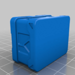  Cover crate #1 for table top stuff. enclosed and casket versions.  3d model for 3d printers