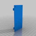  50x50x100 crate for table top stuff. with hinged doors!  3d model for 3d printers