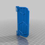  50x50x100 crate for table top stuff. with hinged doors!  3d model for 3d printers