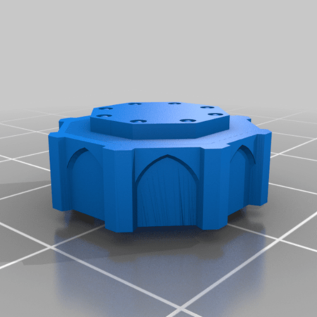  Sector imperialis column end connectors  3d model for 3d printers