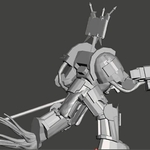  Charging grey knight  3d model for 3d printers