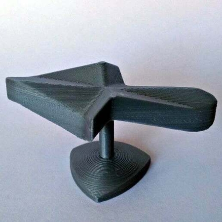  Left pointing arrow illusion with support tear-away tabs and a stand  3d model for 3d printers