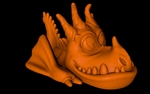  Hookfang (easy print no support)   3d model for 3d printers