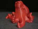 Hank the octopus (easy print no support)   3d model for 3d printers