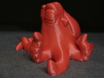 Modelo 3d de Hank el pulpo (fácil de impresión sin soporte)  para impresoras 3d