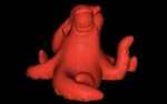 Modelo 3d de Hank el pulpo (fácil de impresión sin soporte)  para impresoras 3d