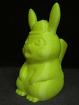  Pikachu (easy print no support)   3d model for 3d printers