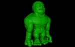 Modelo 3d de Hulk (fácil de impresión sin soporte)  para impresoras 3d