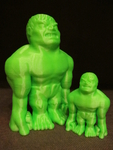 Modelo 3d de Hulk (fácil de impresión sin soporte)  para impresoras 3d