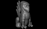 Modelo 3d de Buckbeak (fácil de impresión sin soporte) para impresoras 3d