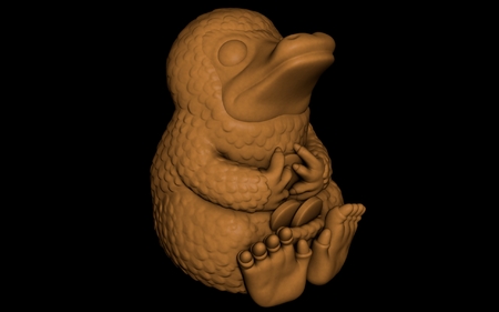 Modelo 3d de Niffler (fácil de impresión sin soporte)  para impresoras 3d