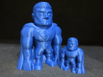  Superman (easy print no support)   3d model for 3d printers