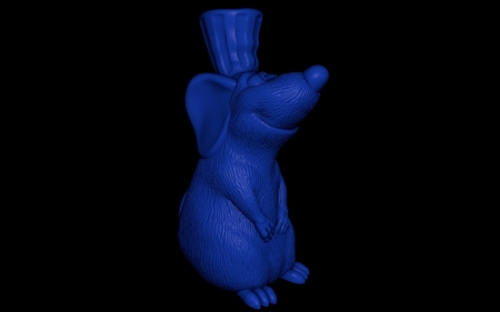  Remy ratatouille (easy print no support)  3d model for 3d printers