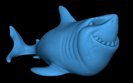 Bruce the Shark (Easy print no support)