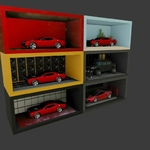 Modelo 3d de Hot wheels caja modular (sala de sonido) para impresoras 3d