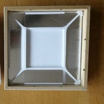 Modelo 3d de Lithophane con ikea ribba marco y de la iluminación del led para impresoras 3d