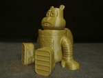  Sandy cheeks (easy print no support)  3d model for 3d printers